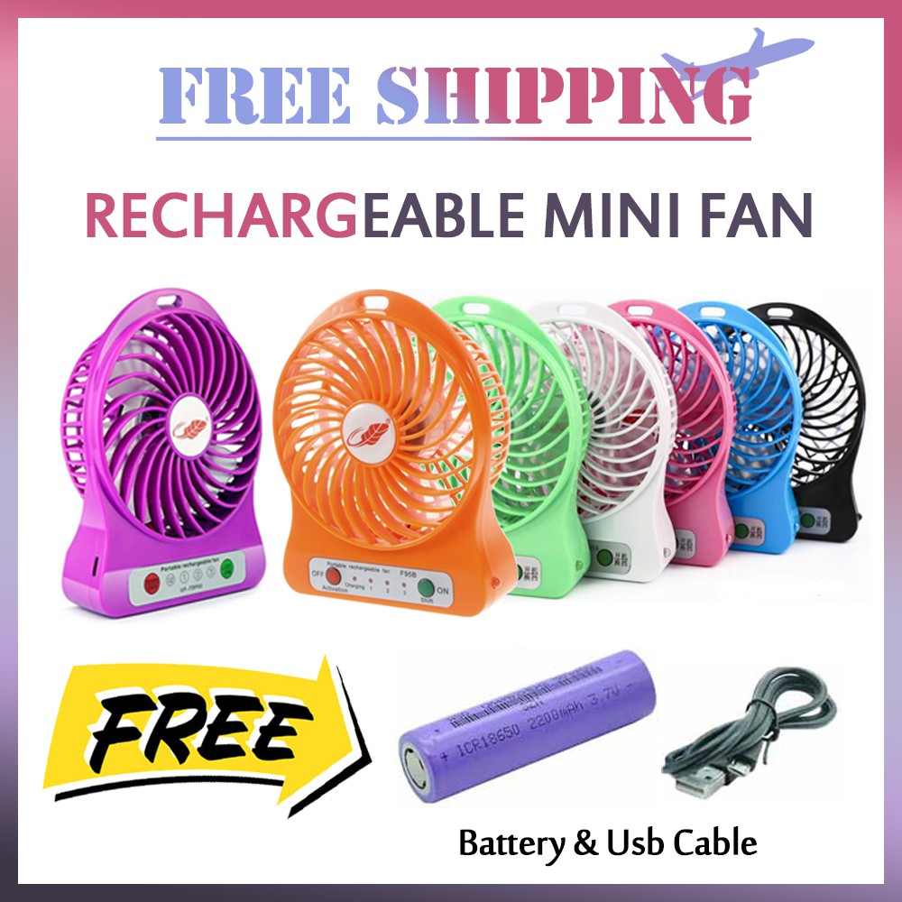 Mini Fan Portable Fan Multifunctional Fan Shopee Malaysia