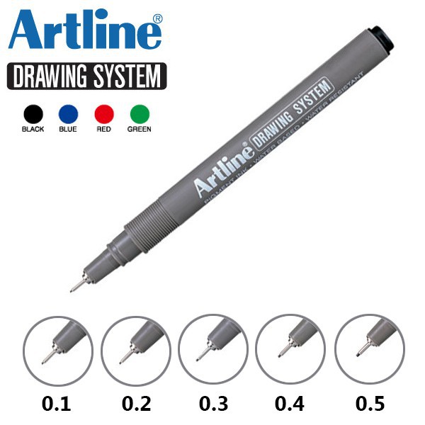 Artline Drawing System drawing pen review – Ian Hedley