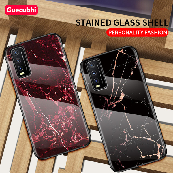 Phone Case Vivo Ys G Y Y12s Ys Marble Glass Casing Shopee Malaysia