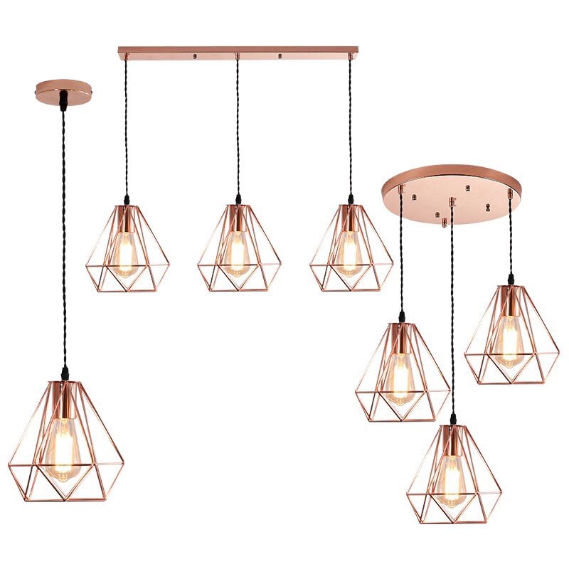 Rose Gold Pendant Light Pendant Lamp Lampu  Gantung  