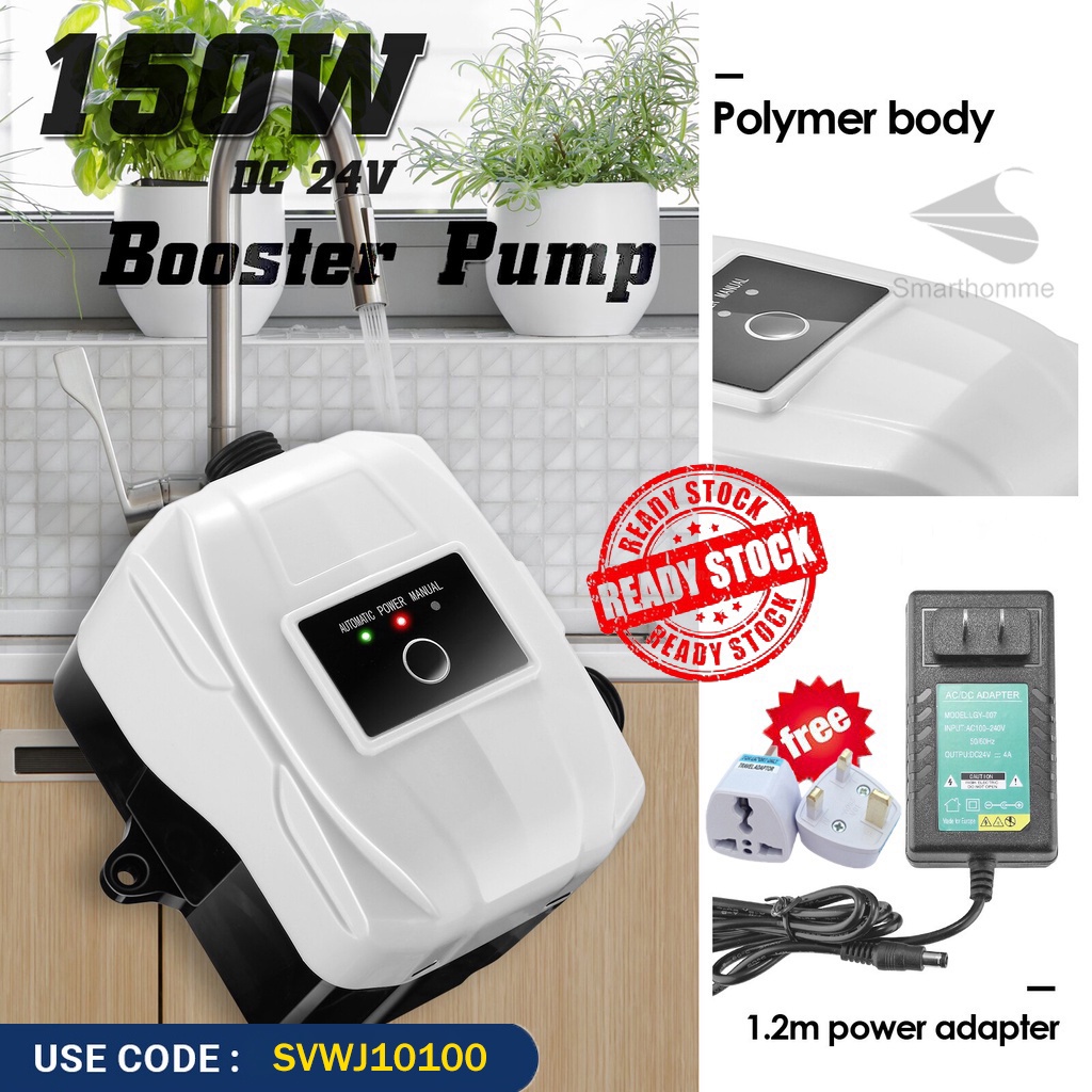 Booster Pump Water Pressure Pump 75feet 24v 120w Auto Pressure