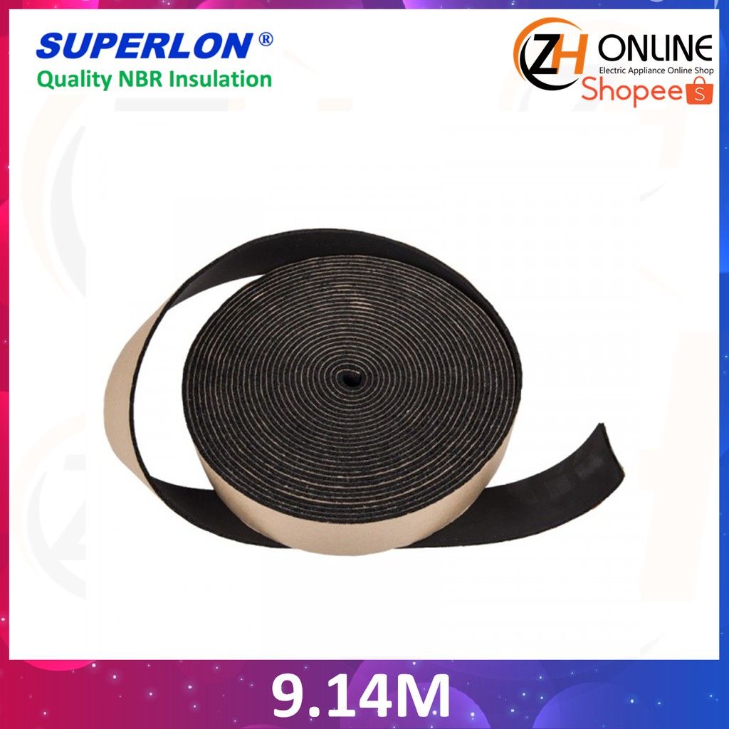 Superlon INSULATION FOAM TAPE Size : 3mm x 48mm x 9.14M | Shopee Malaysia