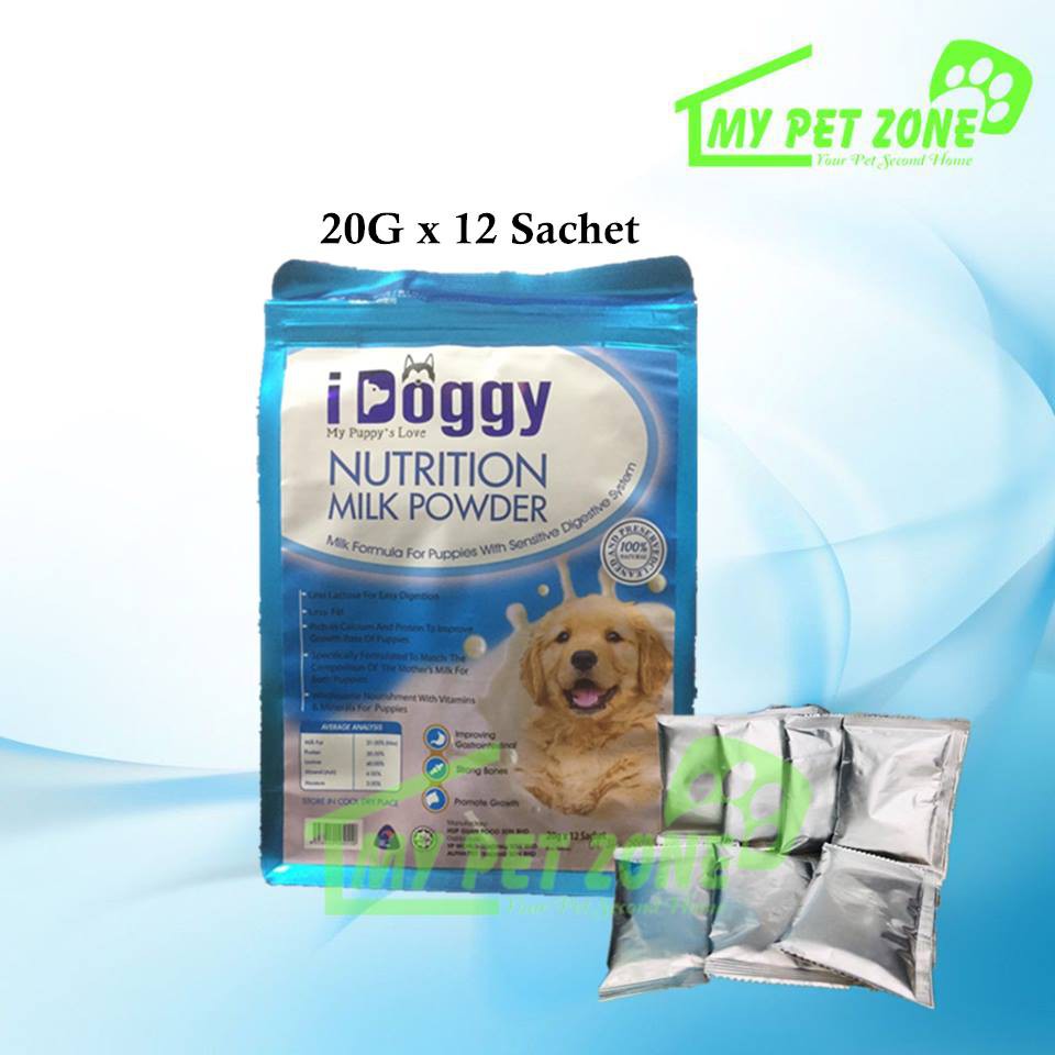 I Doggy Nutrition Milk Powder (Dog) 100G (20g x 12 Sachet) | Shopee ...