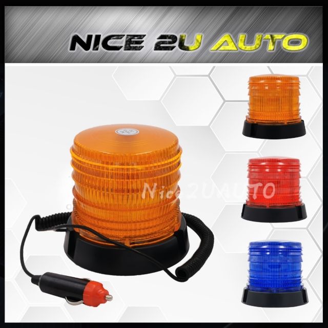 TL-218 Magnetic 12V-24V Car LED Strobe Warning Light Emergency Vehicle Beacon Lamp ⚡READYSTOCK⚡