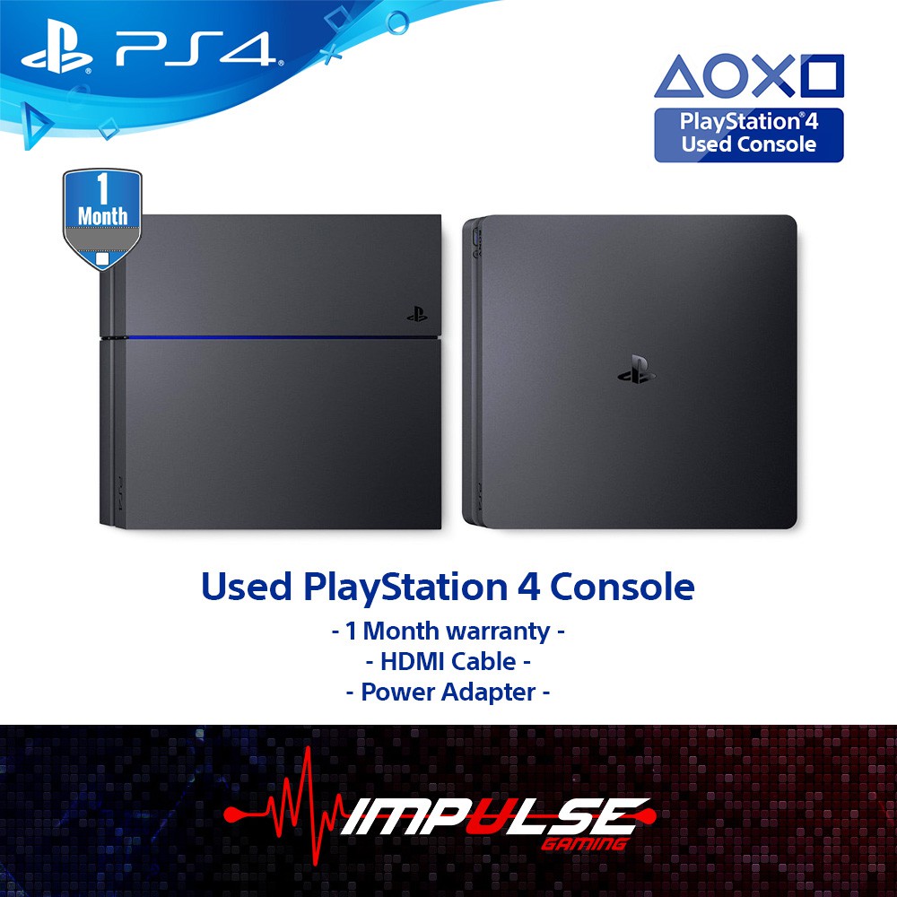 Used Ps4 Sony Playstation 4 Phat Slim 500gb 1tb Console Add On Value Packages Shopee Malaysia