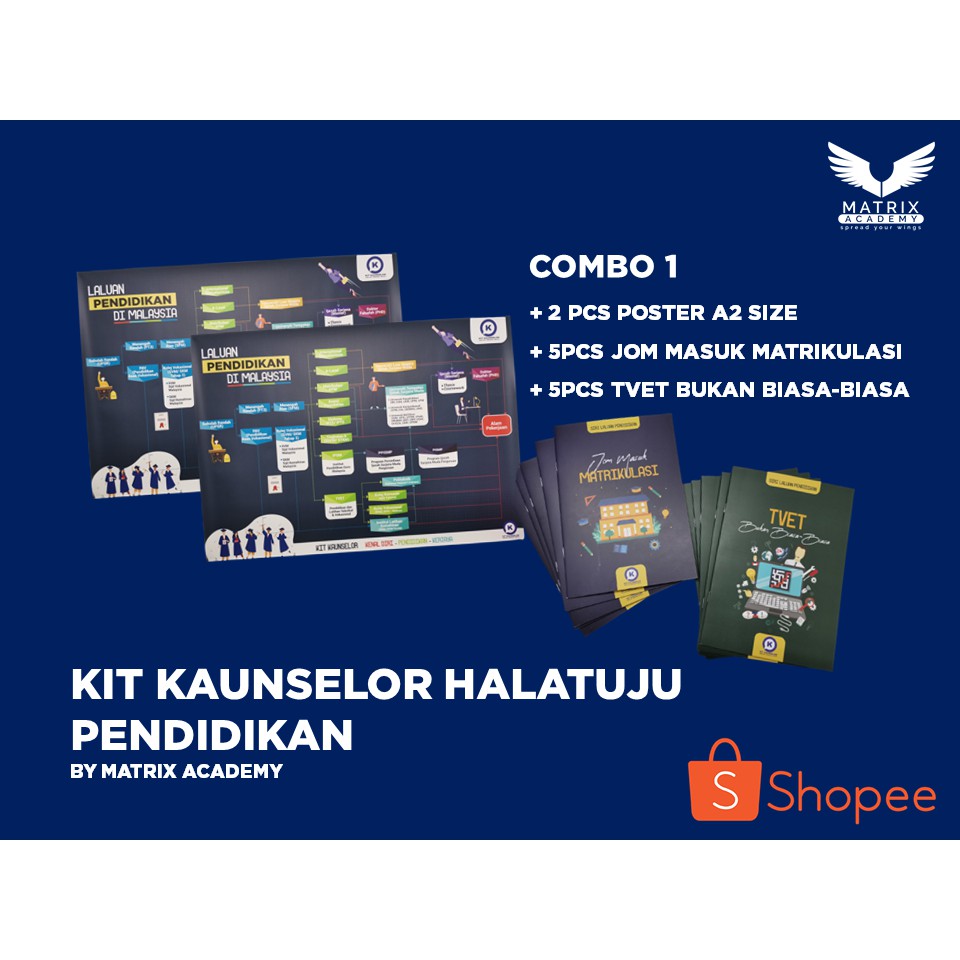 Kit Kaunselor Halatuju Pendidikan Combo 1 | Shopee Malaysia