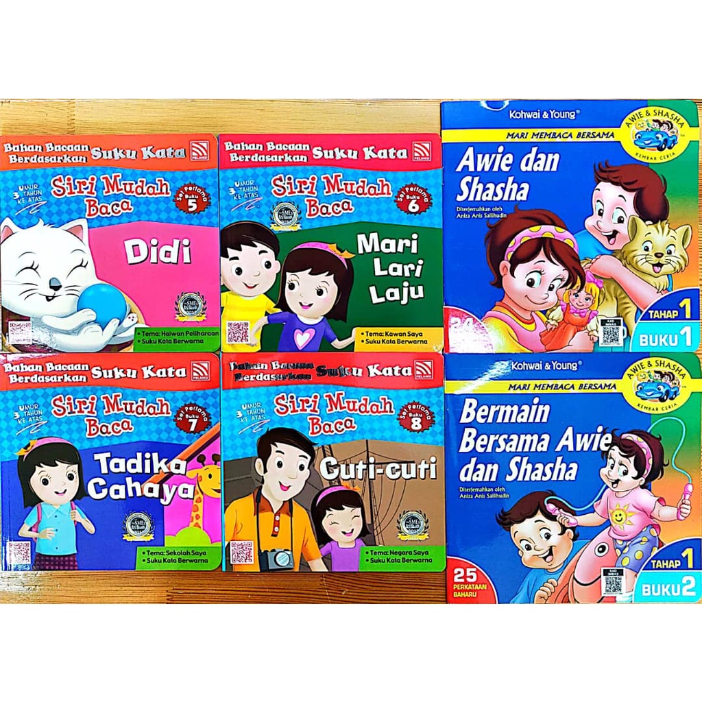 BUKU CERITA: Set Siri Mudah Baca - Bacaan Berdasarkan Suku Kata 3 Tahun ...