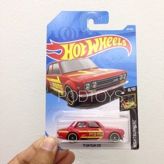 hot wheels 71 datsun 510 momo