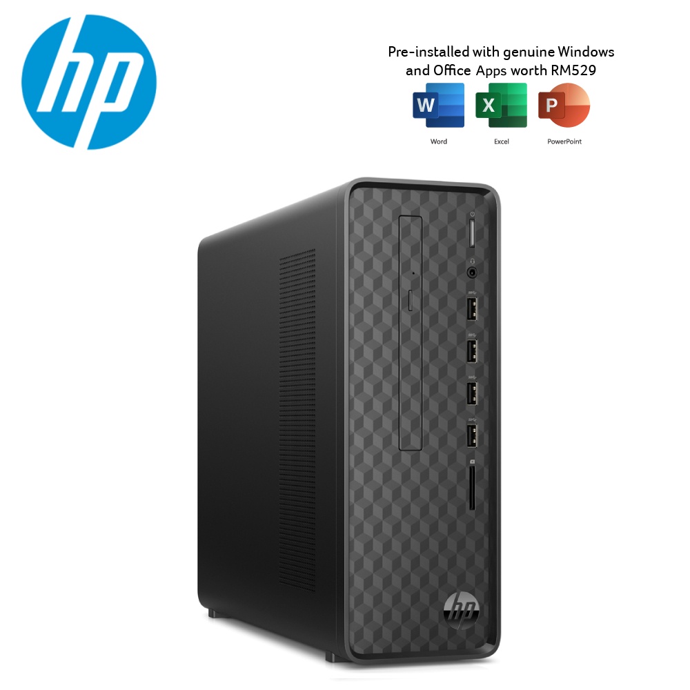 HP Slim S01AF0003D Desktop PC ( Ryzen 3 3250U, 4GB, 256GB SSD, ATI