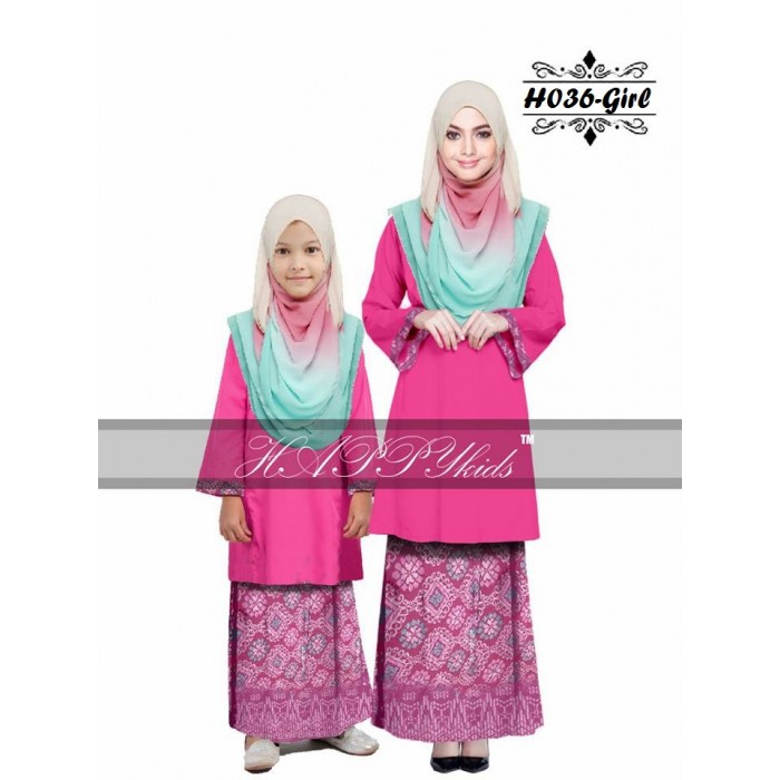 Baju Kurung Songket Kanak-kanak by HAPPYKIDS (pink) | Shopee Malaysia