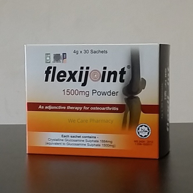 FlexiJoint Glucosamine 1500mg Powder 4g x 30 Sachets (Rebuild Cartilage