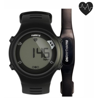 HEART RATE MONITOR WATCH BLACK 