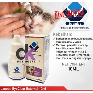 Buy Jacobs Eye Drop / Ubat Mata Kucing (Dog u0026 Cat) 10ML 