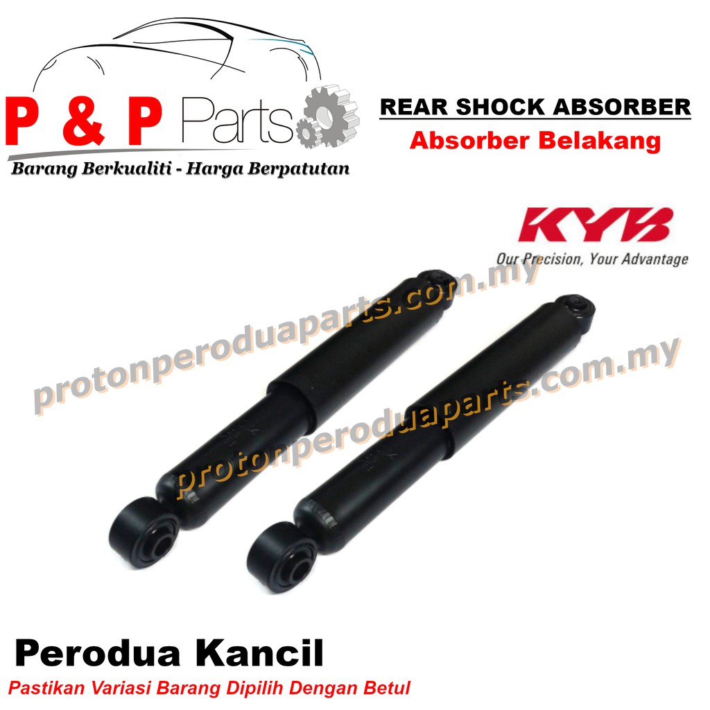 Kyb Rear Shock Absorber Perodua Kancil 660 850 Kyb Kayaba Oil Gas 2pcs Shopee Malaysia