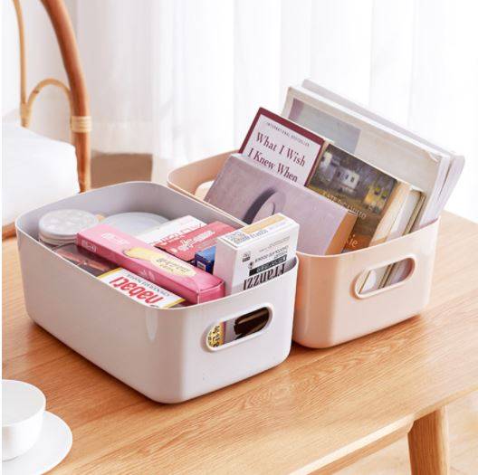 MUJI Style Storage Box Organizer Basket Portable Office Home Kitchen Bathroom Sorting Box