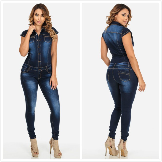 jeans jumpsuit for womens