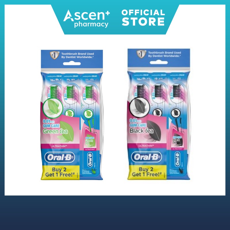 ORAL B Toothbrush Ultra Thin Gum Care B2F1 | Shopee Malaysia