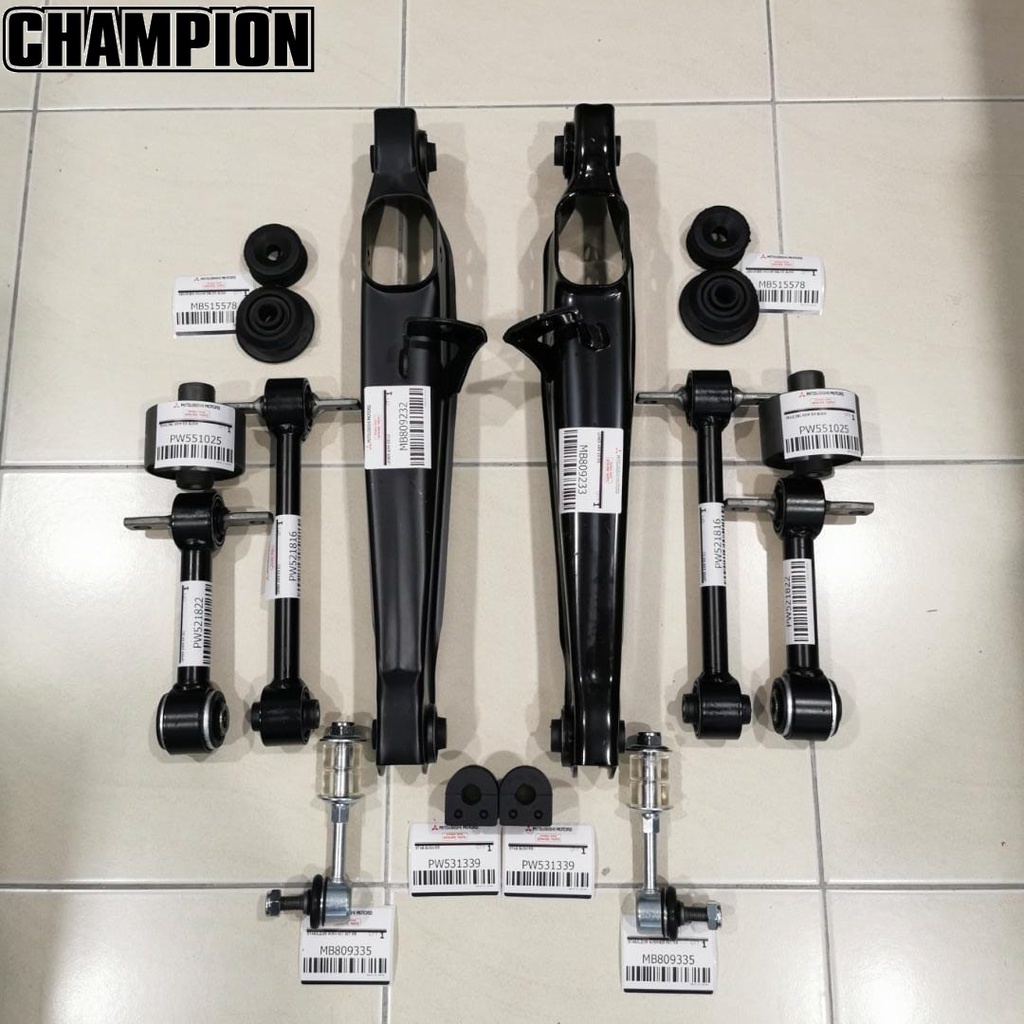 16 ITEM/FULL SET PROTON WIRA WAJA GEN2 PERSONA PUTRA REAR LOWER ARM