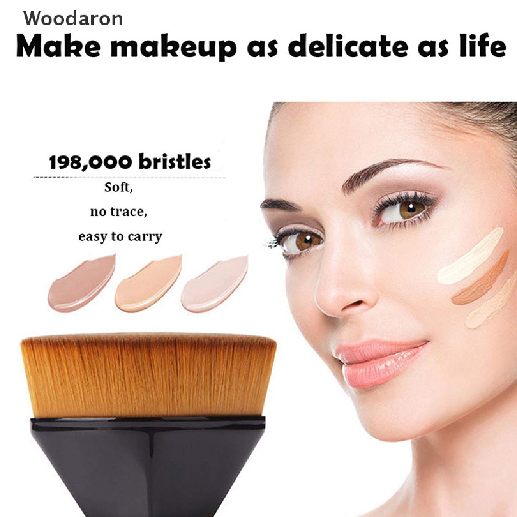 [Woodaron] Six Corners Makeup Brush Foundation Brush For Liquid Make Up Brush