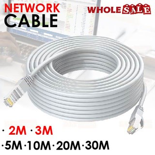 Network Cable Cat5e RJ45 Ethernet LAN Network Cable 5M/10M/20M/30M/ Kabel Rangkaian Internet