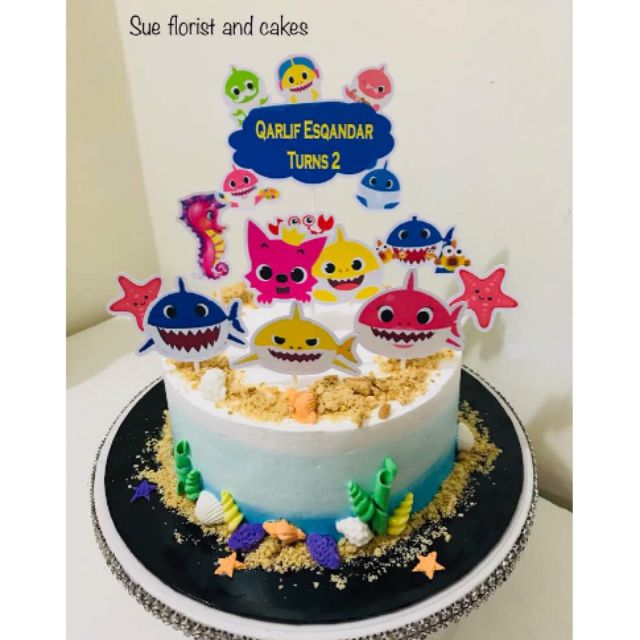 Baby Shark Cake Malaysia Wiki Cakes
