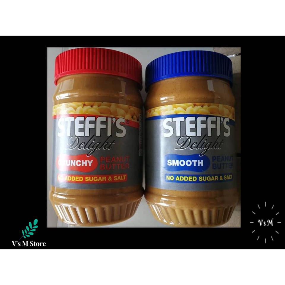 Steffi S Delight Peanut Butter 453g Halal No Added Sugar Cholesterol Free