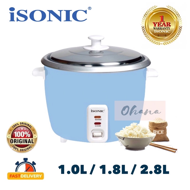 ISONIC RICE COOKER IRC-1009 (1.0L) / IRC-1809 (1.8L) / IRC-2809 (2.8L) PERIUK NASI 电饭煲