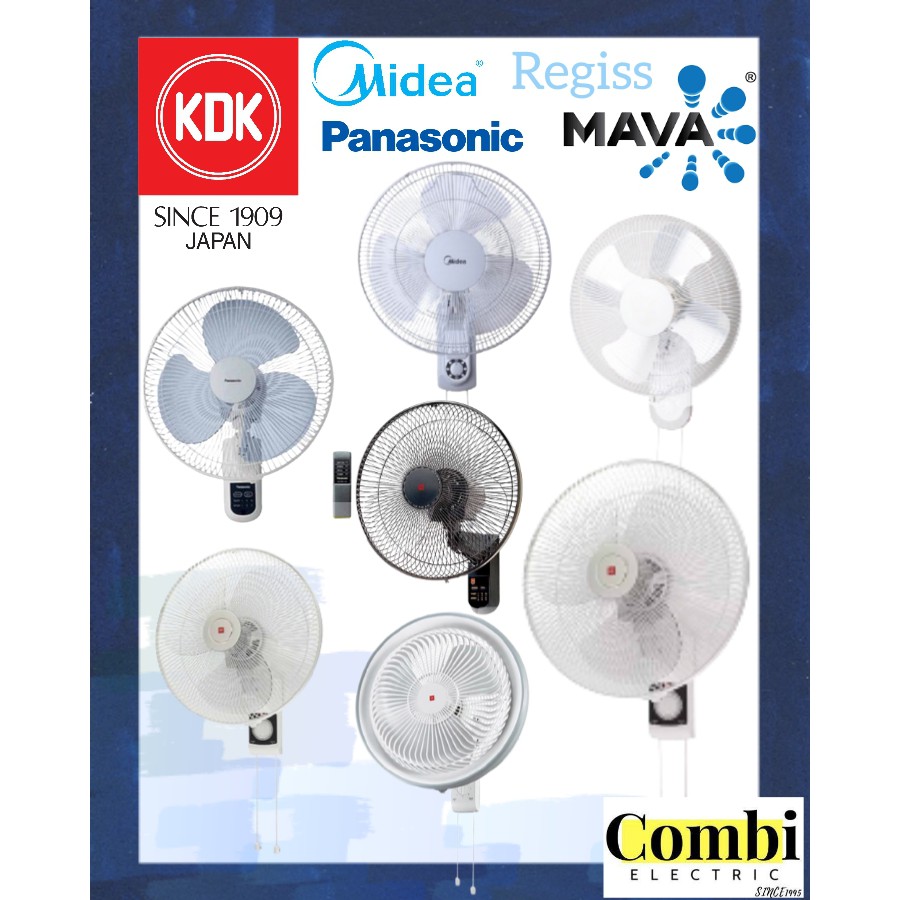 Buy Kdk Panasonic Midea Mava Regiss 3blade 16 Wall Fan Kc4gr Ku50y Ku408 Ku308 F Mu44r F Mu408 Mv40rc 07 Mf 16fw6h Rgw 408 Seetracker Malaysia