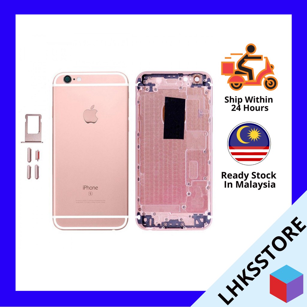 Ready Stock Apple Iphone 6 6s 6 Plus 6s Plus Full Set Rose Gold Housing Body Shopee Malaysia