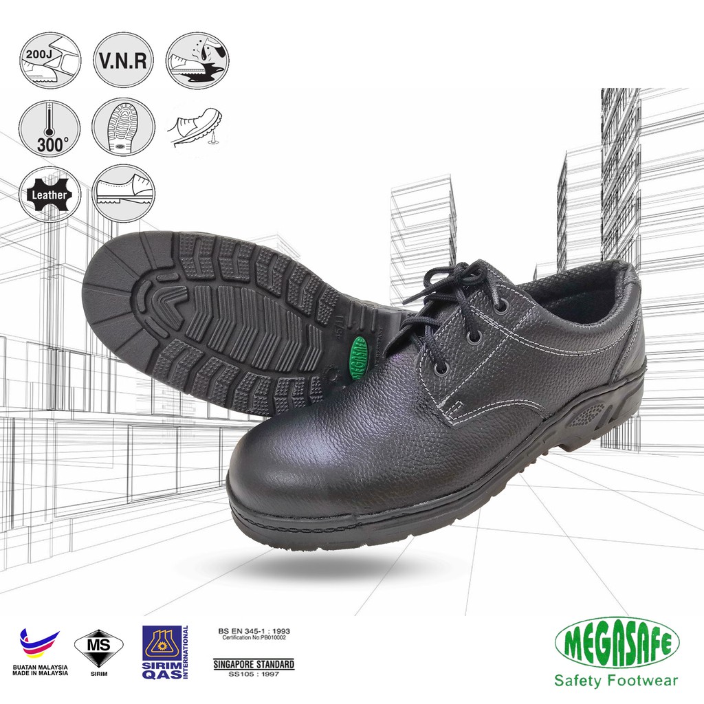 Megasafe Safety Shoes 880 - Made in Malaysia | BeeCost