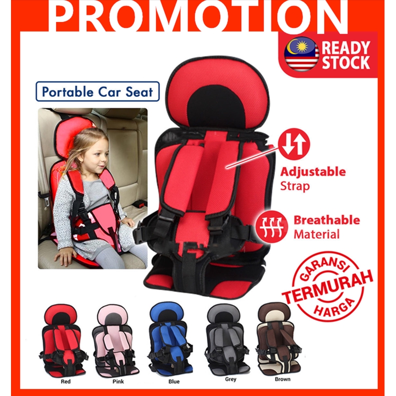 *READY STOCK* Portable Car Seat Kids Car Safety Seat For Child Baby