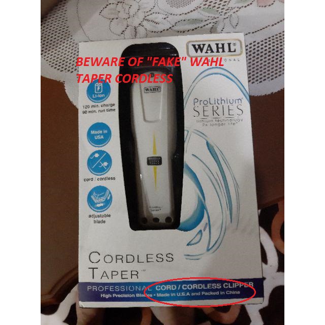 fake wahl super taper