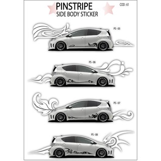 Perodua Alza AXIA MYVI Universal Stylish Car Club Stickers 