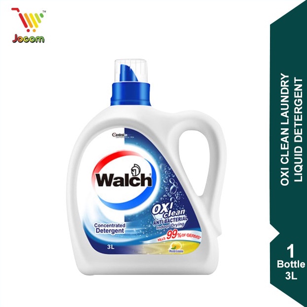 Walch Oxi Clean Laundry Liquid Detergent 3l [kl & Selangor Delivery 