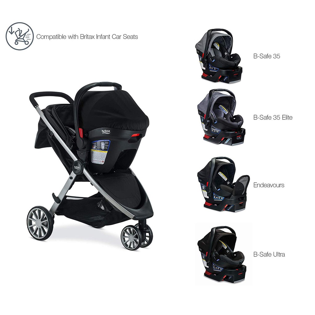 britax endeavours stroller compatibility