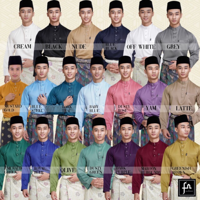 Warna baju raya