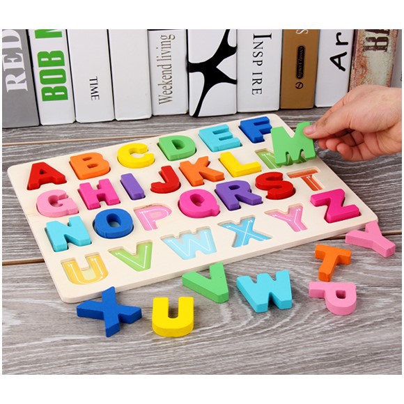 [GOBABY] Capital Letter Education Puzzle ABC (A-Z) Alphabet Matching ...