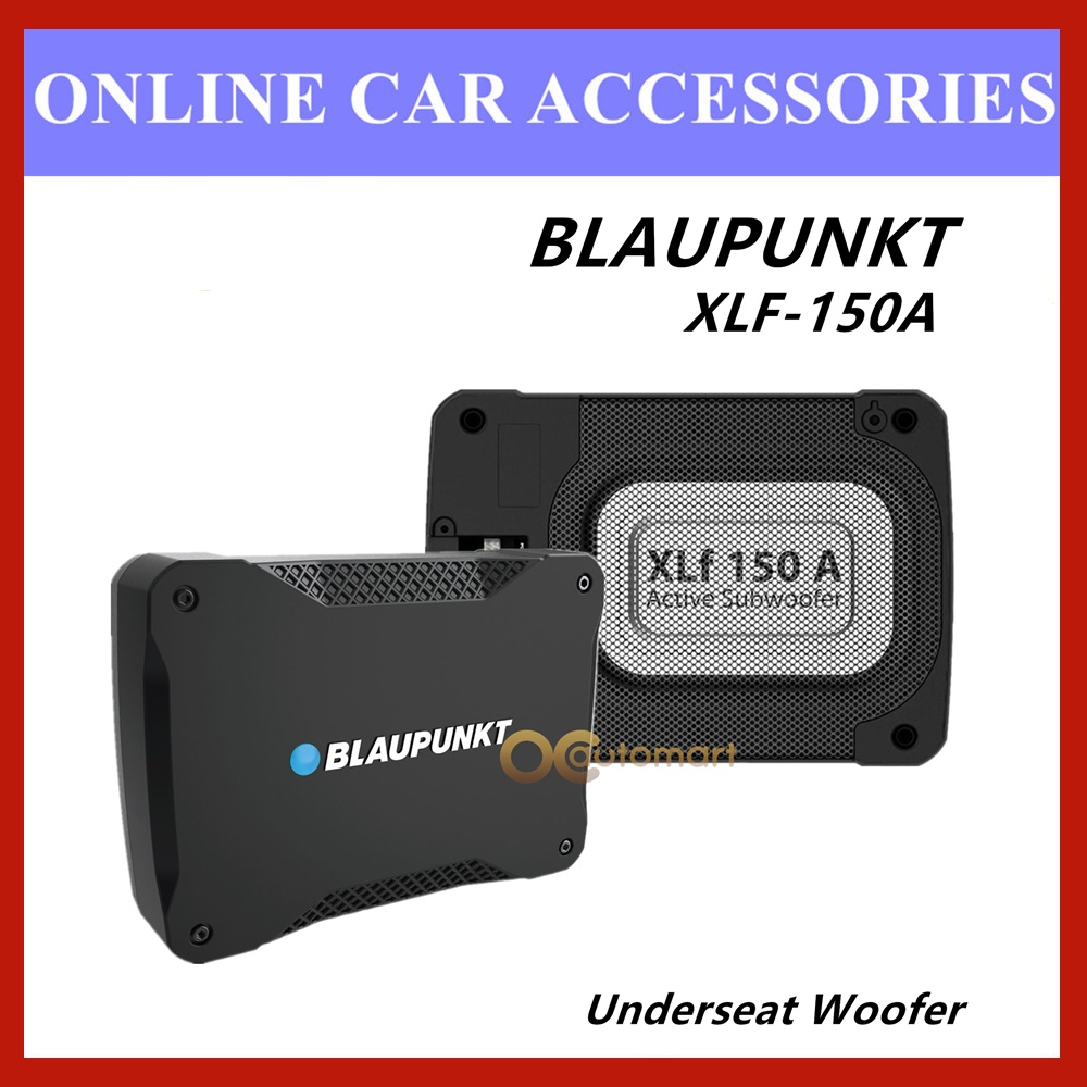 BLAUPUNKT 6x8inch Active Subwoofer Compact 330Watts Max Output Power XLF-150A Underseat Woofer