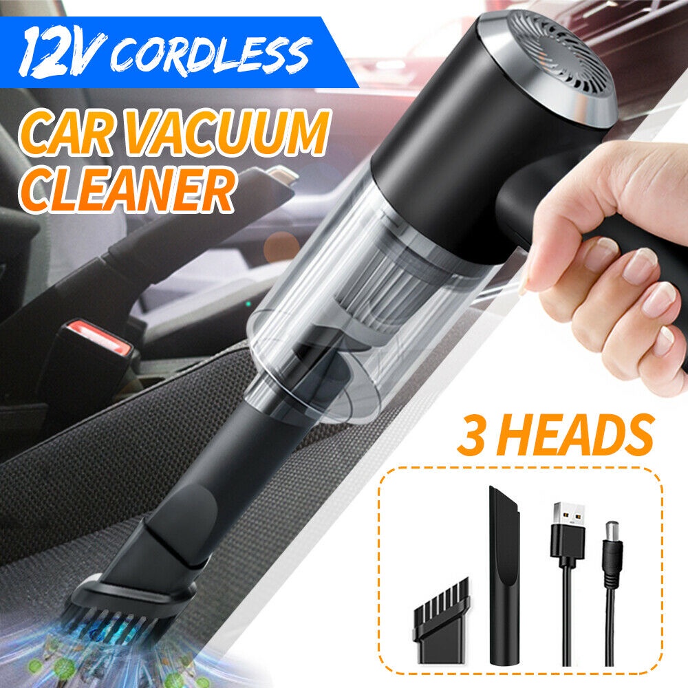 9900PA Mini Cordless Vacuum Cleaner Rechargeable & Portable Wireless Car Vacuum for Home Office Room Vakum Kereta 9kpa