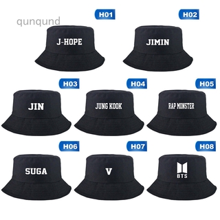 Bts Suga Fashion Kpop Iron Ring Bucket Hats Popular Style Cap Long Belt Hip Hop Hat Shopee Malaysia