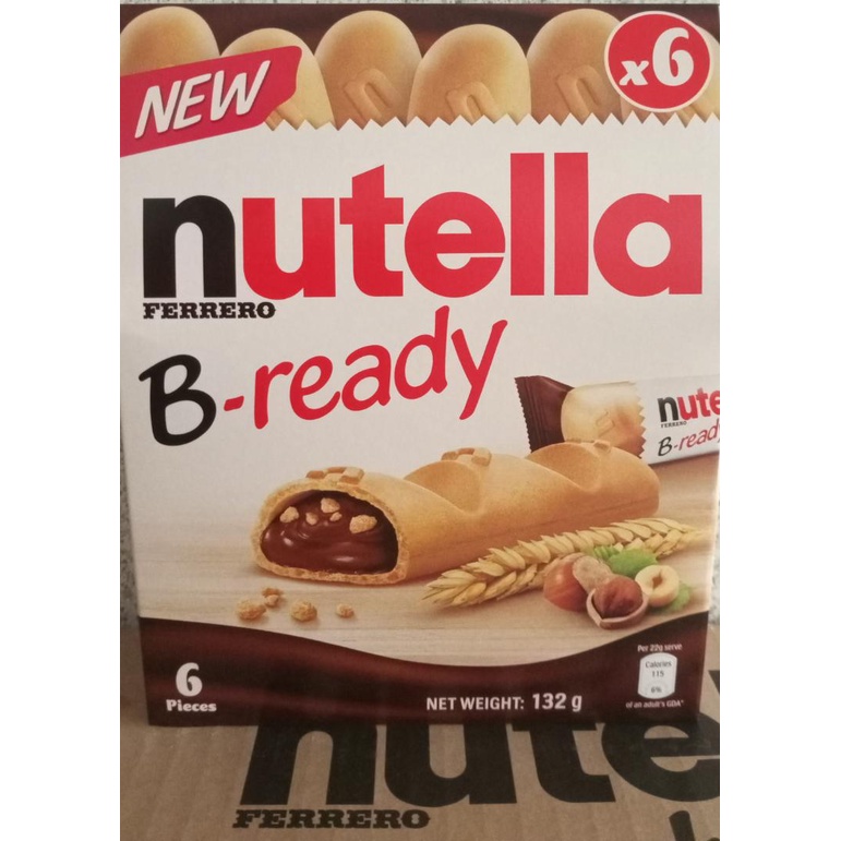 Nutella B-ready Ferrero B Ready T1/T6 1 Bar/6 Bars | Shopee Malaysia