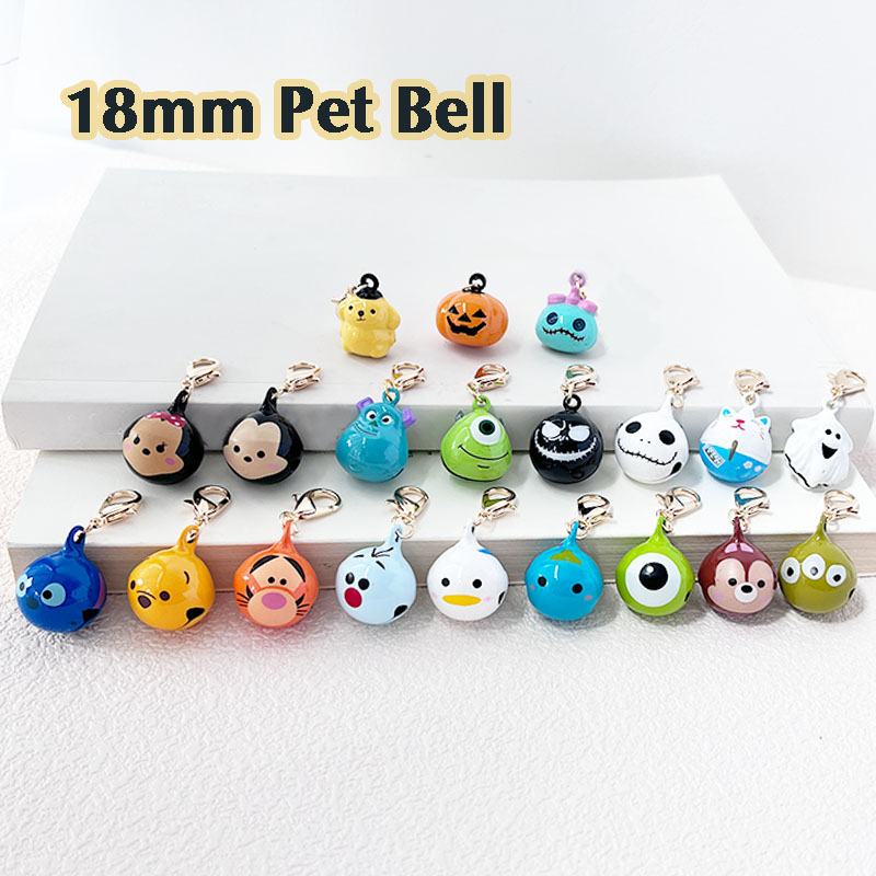 18mm Cute Pet Bell 1pcs Dog Neck Pendant Cat Collar Accessories Chromatic Bell