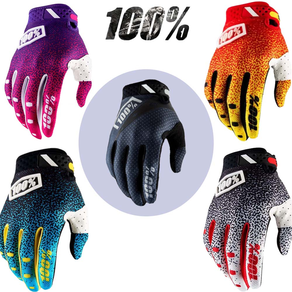 100% Outdoor Riding Motorcycle Gloves Full Finger Downhill Race Off-Road Mountain Road Bike Bicycle 5 Colors