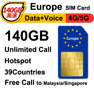 Europe SIM Card Travel Data SIM UK Switzerland Turkey Spain Germany Spain Netherland