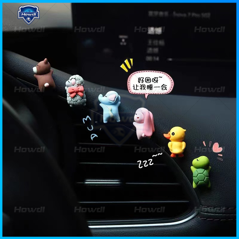 1pc Cartoon decoration car accessories ornaments car center console rearview mirror door handle gadgets