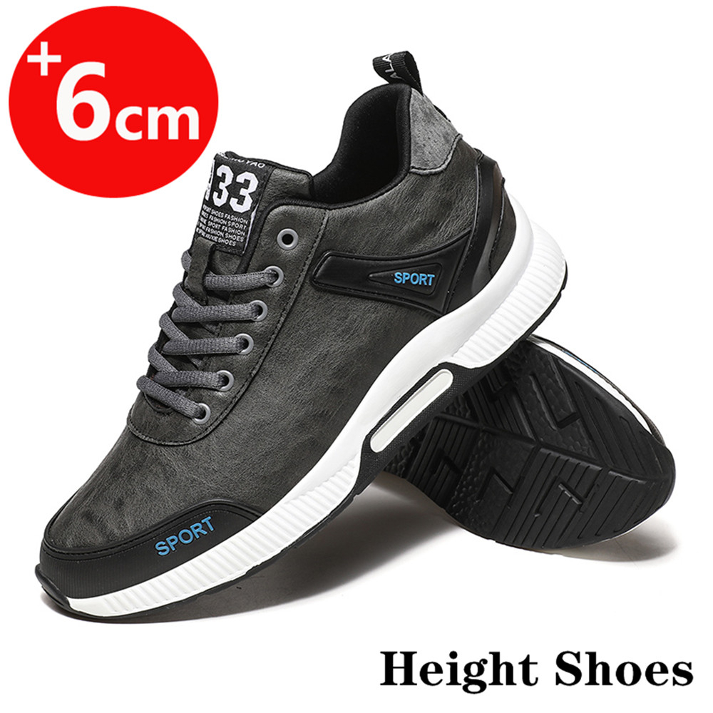 Mesh Summer Sneakers Elevator Shoes Tall Man Height Increase Shoes Men High Increase Insole 6CM Leisure Sports | Shopee Malaysia