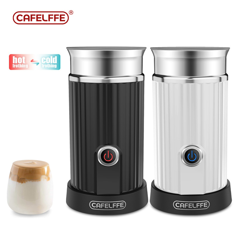 Cafelffe Hot/Cold Electric Milk Frother Machine 3In1 Latte Cappuccino Milk Steamer