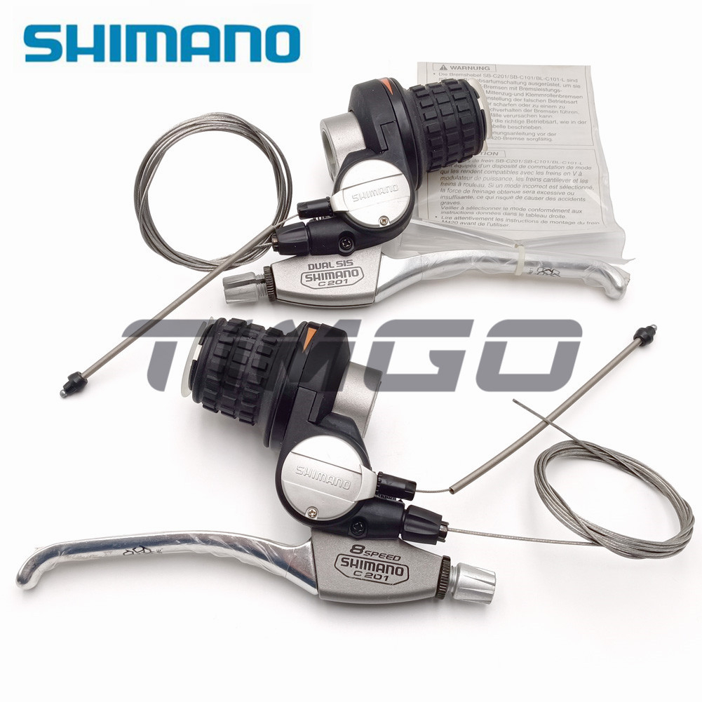 シマノSHIMANO 301 SHIMANO SB-C201 3x8 Speed RevoGripshift Index Brake Shifter