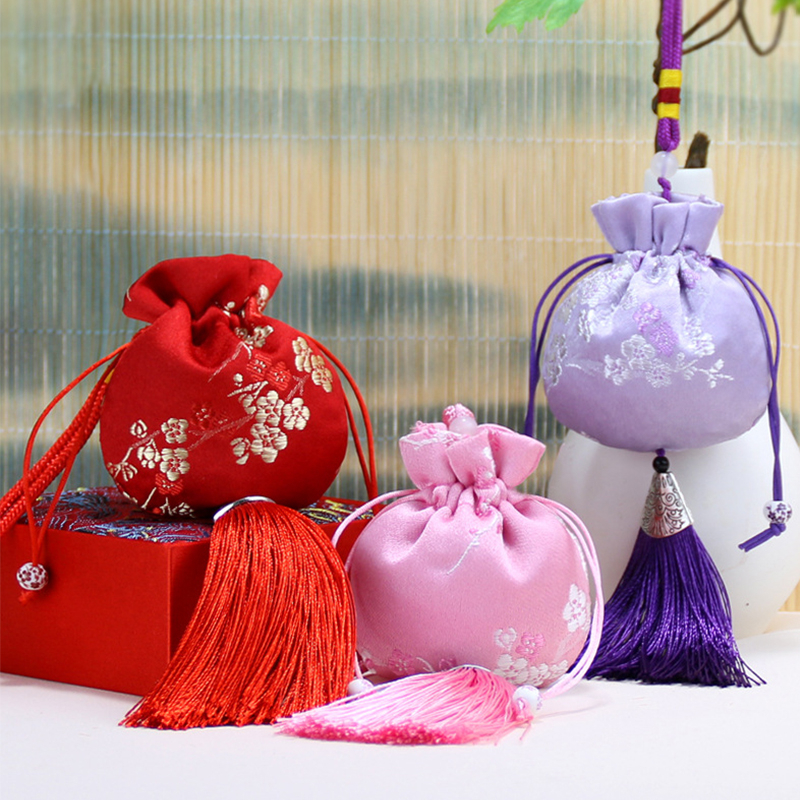 Portable Empty Bag Wormwood Hanfu Accessories Embroidery Sachet Pendant Dragon Boat Festival Hanging