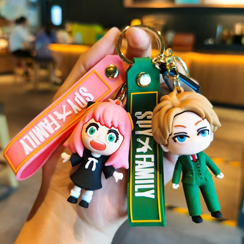 1 Pc Cartoon Anime SPY×FAMILY Figure Keychain Anya Forger Doll Backpack Pendant Children's toys party Gift Car Keychain